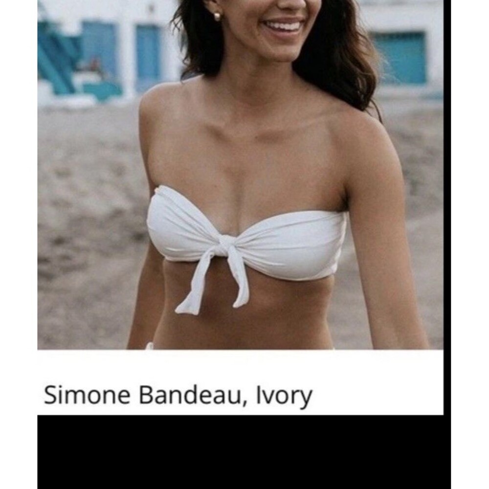 Albion Simone Bandeau ivory SZ M NWT